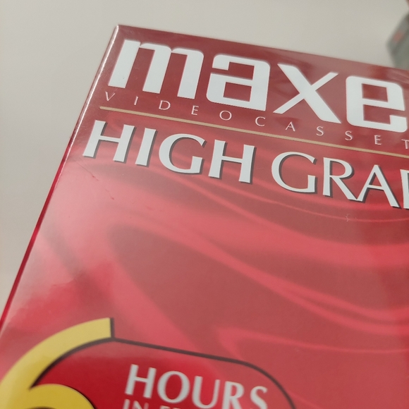 Maxell VHS T-120 Sealed Blank Tapes, Lot of 8 - Picture 7 of 7
